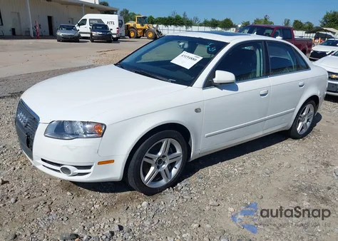 2007 Audi A4 2.0T из США, поврежденный, VIN WAUAF78EX7A203314